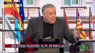 ARV - Ferreras, sobre los dirigentes del PP: "No se atreven a defender el reconocimiento del Estado palestino, como Aznar ha dicho que no..."