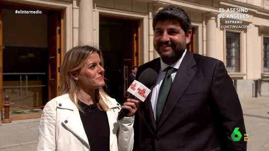 La respuesta de López Miras a Andrea Ropero cuando le pregunta si es más difícil parar la ley de amnistía o enseñar a bailar a Almeida La respuesta de López Miras a Andrea Ropero cuando le pregunta si es más difícil parar la ley de amnistía o enseñar a bailar a Almeida