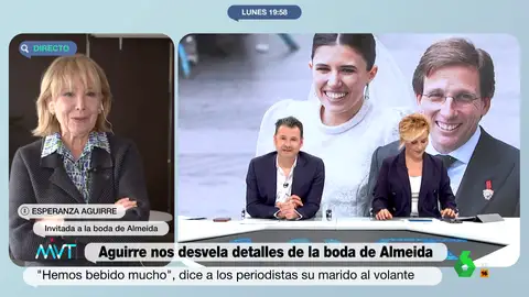 La pregunta de Cristina Pardo a Esperanza Aguirre: "¿Iba su marido como 'Las Grecas' al volante?"