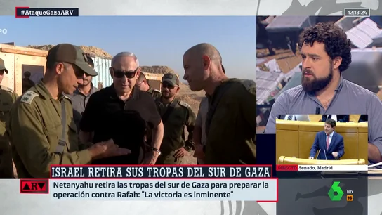 ARV- Blas Moreno analiza la presión a la que se enfrenta Netanyahu: "Lo único que le importa es mantenerse en el poder" ARV- Blas Moreno analiza la presión a la que se enfrenta Netanyahu: "Lo único que le importa es mantenerse en el poder"