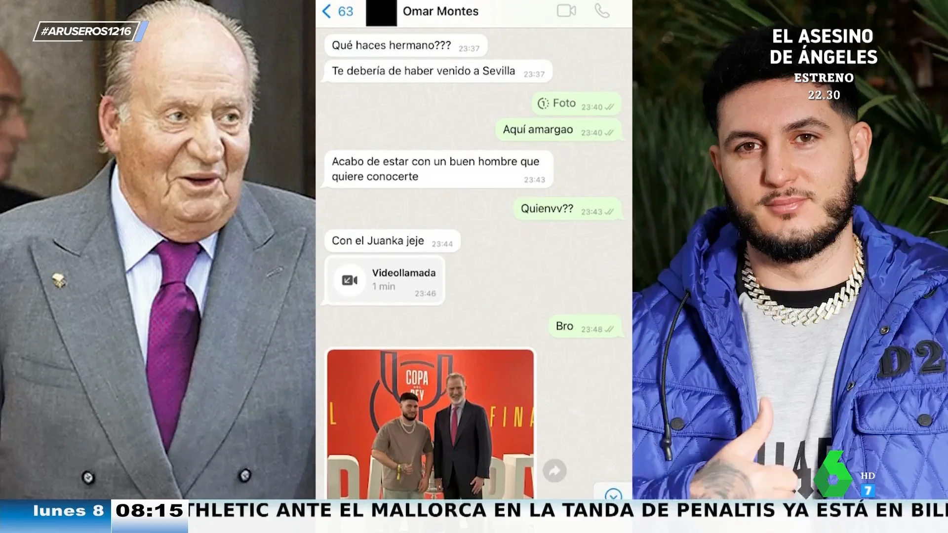 Omar Montes deja en "shock" a Alfonso Arús tras confundir al rey Felipe con el rey emérito: "Con el 'Juanka'"