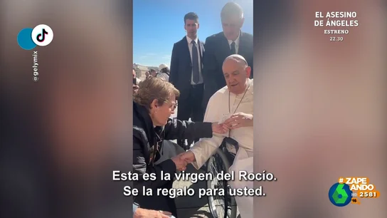 La cómica respuesta del Papa a una señora que le confiesa que no quería morirse sin verle La cómica respuesta del Papa a una señora que le confiesa que no quería morirse sin verle