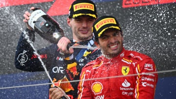 Max Verstappen y Carlos Sainz
