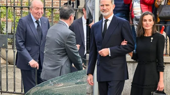 Felipe VI y el rey Juan Carlos vuelven a encontrarse en la misa por Fernando Gómez-Acebo