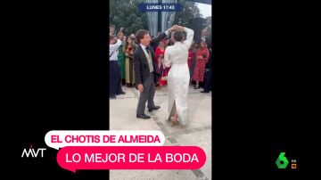 Iñaki López reacciona al baile de Almeida y Teresa Urquijo