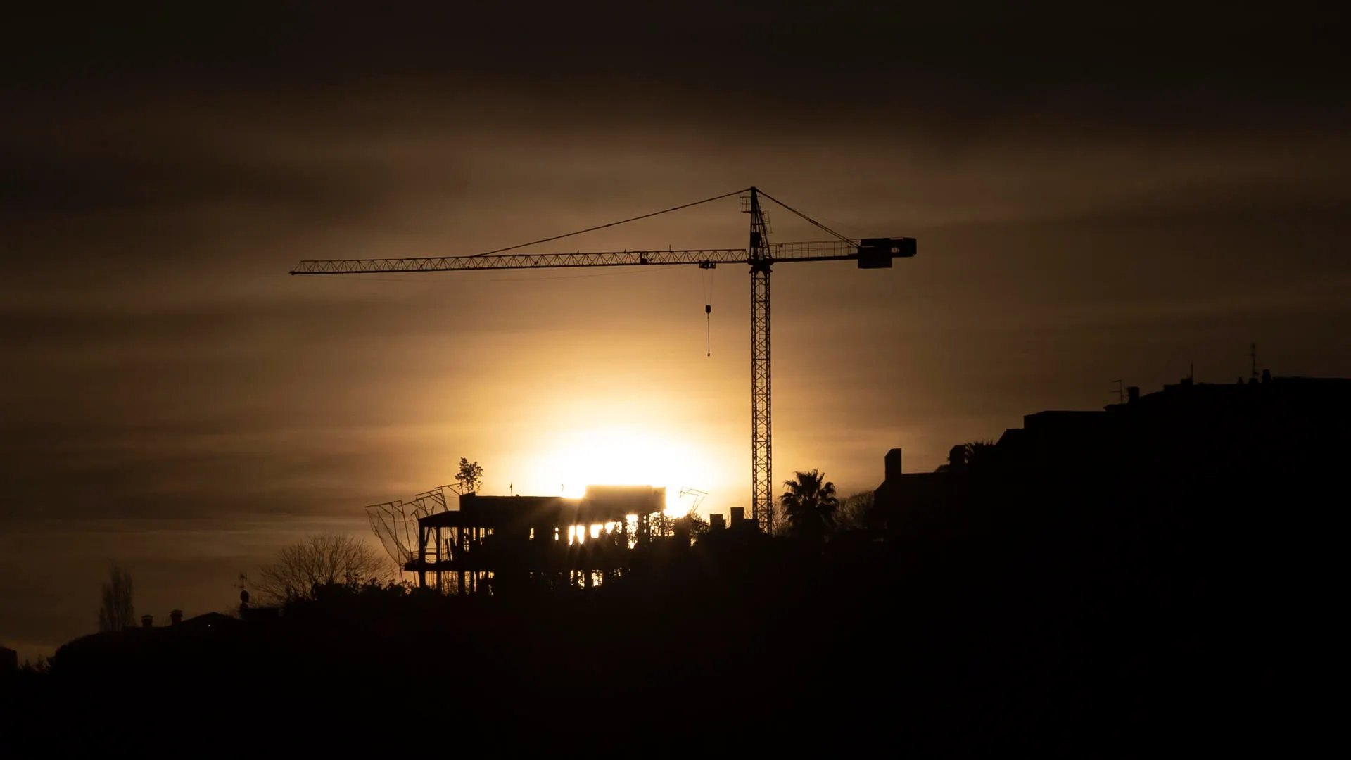 Imagen de archivo de un edificio en construcción en San Sebastián. 