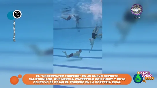 Así es el 'underwater torpedo', el nuevo deporte californiano que mezcla el waterpolo con el rugby Así es el 'underwater torpedo', el nuevo deporte californiano que mezcla el waterpolo con el rugby