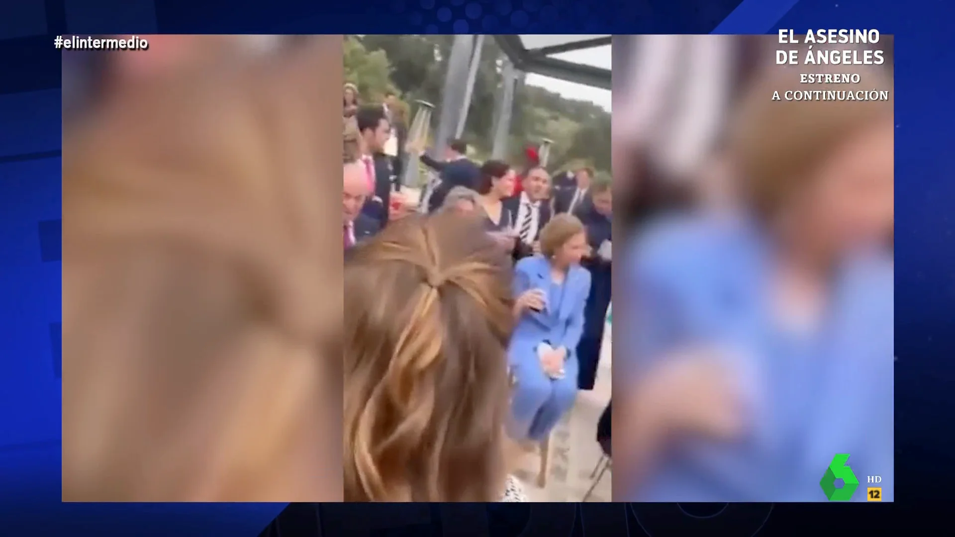 La 'Señora bien' de El Intermedio defiende a la reina Sofía en la boda de Almeida: "Es un ejemplo para todas"