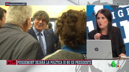 ARV- Imma Lucas señala que Aragonés se dio "un tiro en el pie" al adelantar las elecciones: "No se esperaba el efecto Puigdemont" ARV- Imma Lucas señala que Aragonés se dio "un tiro en el pie" al adelantar las elecciones: "No se esperaba el efecto Puigdemont"