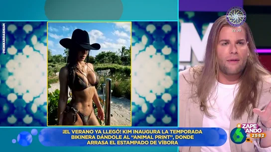 Eduardo Navarrete analiza el bikini de Kim Kardashian: "El 'animal print' es un fondo de armario que no puede faltar" Eduardo Navarrete analiza el bikini de Kim Kardashian: "El 'animal print' es un fondo de armario que no puede faltar"