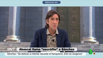 Benjamín Prado responde a Abascal tras llamar "necrófilo" a Sánchez: "Tendría que estudiar un poco y dejar de decir sandeces"