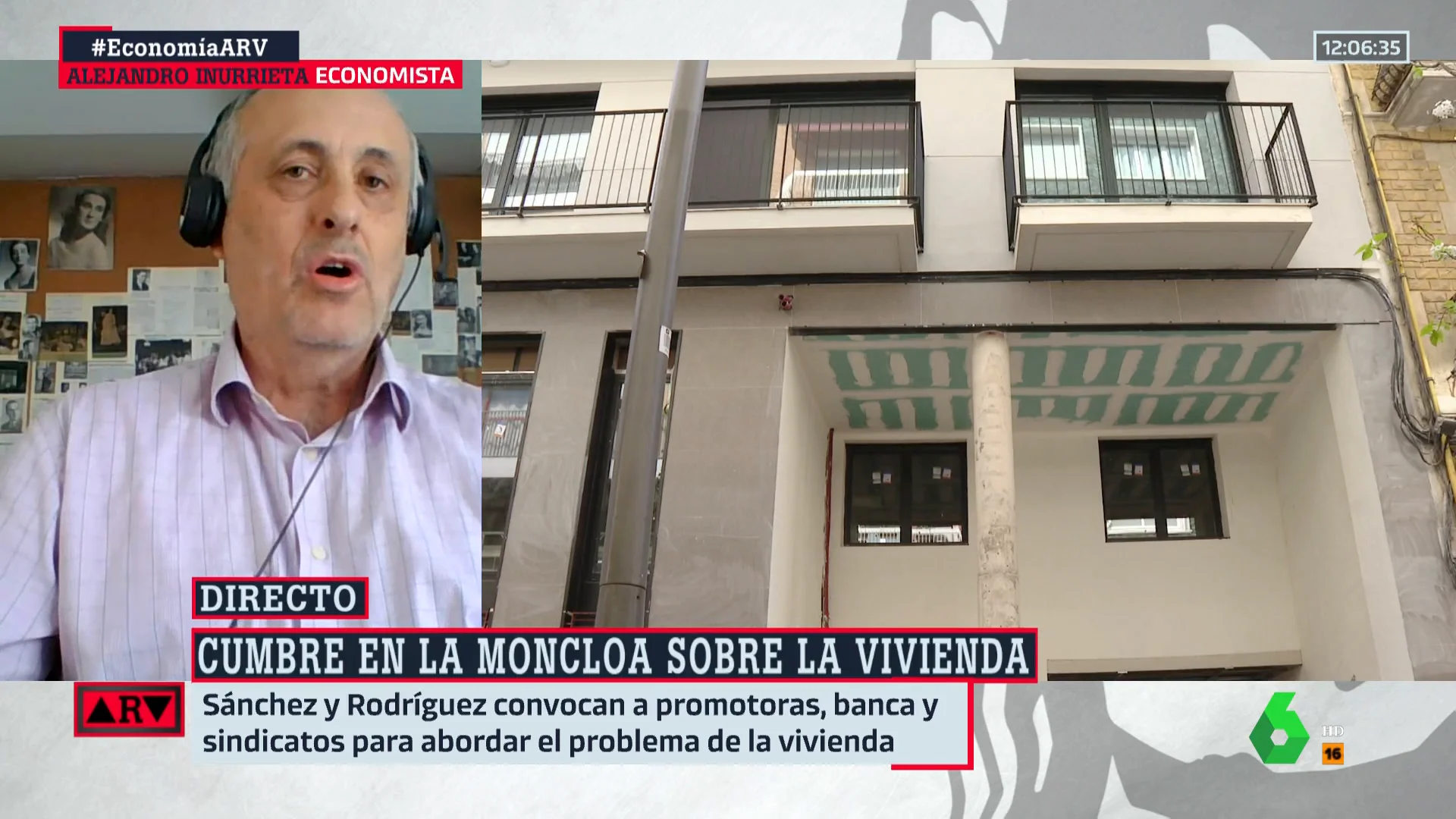 ARV- Inurrieta analiza el alto precio de la vivienda: "Nada de lo que se está haciendo va a tener un impacto real"