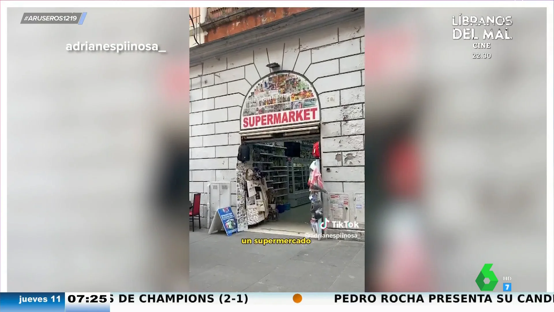 Extraña recepción en Roma