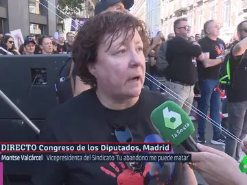 ARV- &quot;No vamos a tolerar ni un muerto más&quot;: los funcionarios de prisiones protestan en Madrid