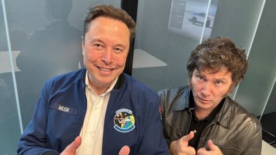 Milei y Musk intensifican su 'bromance' y exhiben su sinton&iacute;a tras reunirse en Texas