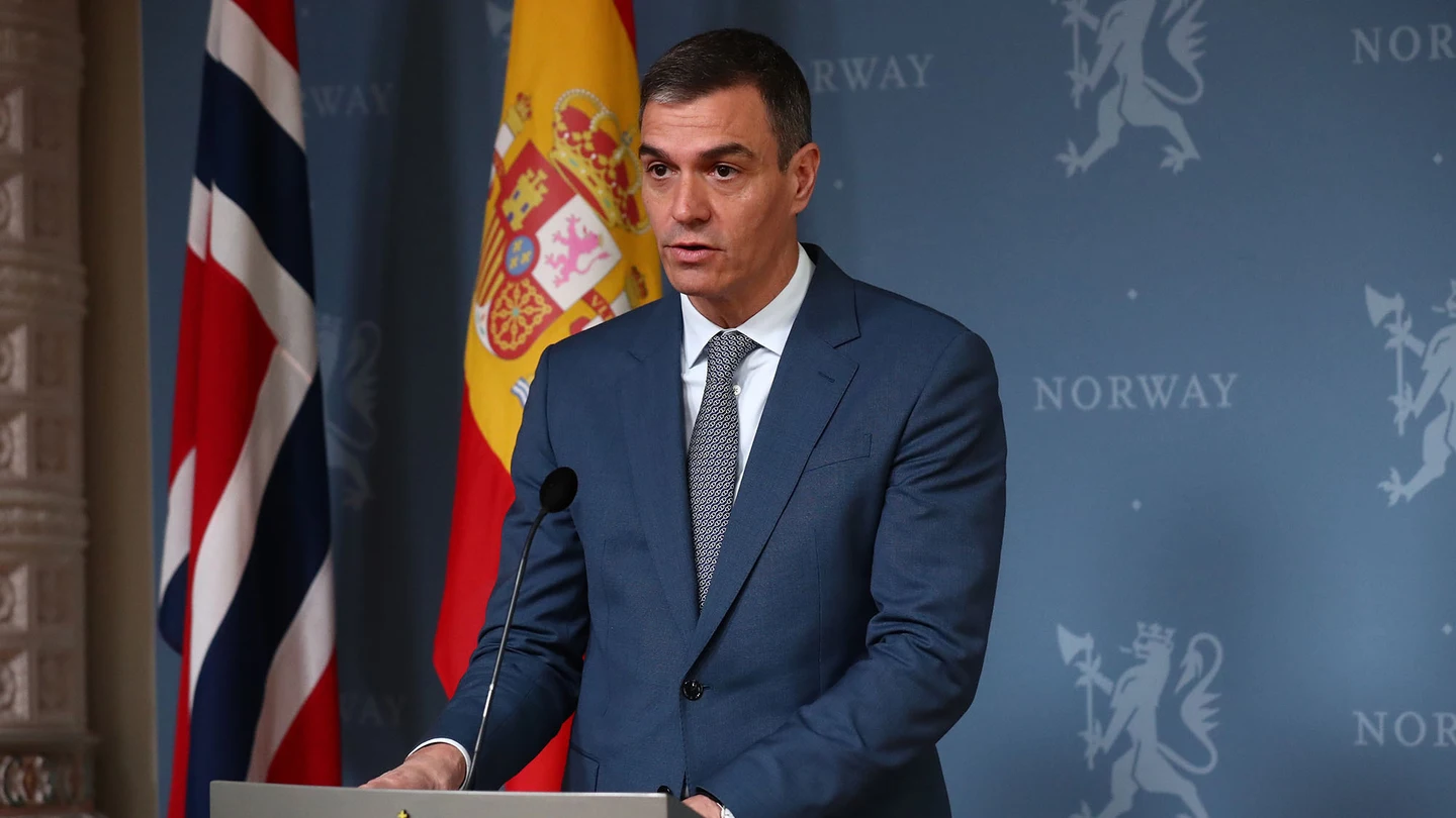El presidente del Gobierno, Pedro Sánchez, durante su rueda de prensa El presidente del Gobierno, Pedro Sánchez, durante su rueda de prensa