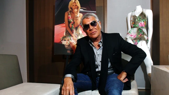 El diseñador de moda italiano Roberto Cavalli El diseñador de moda italiano Roberto Cavalli