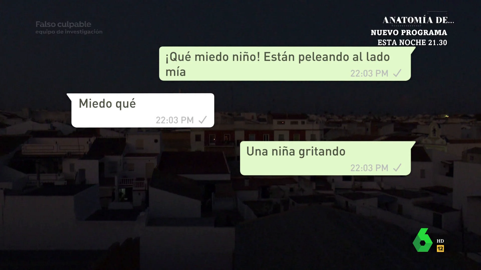 La conversación que describe el doble crimen de Almonte