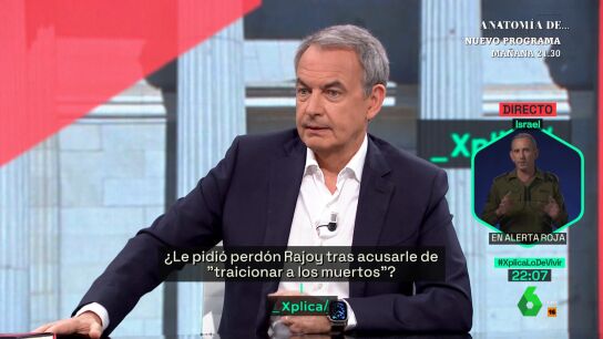 Zapatero habla sobre Rajoy en laSexta Xplica