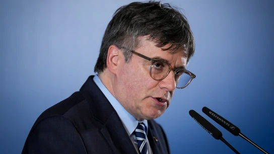 El expresident de la Generalitat Carles Puigdemont en un acto en Perpinyà El expresident de la Generalitat Carles Puigdemont en un acto en Perpinyà