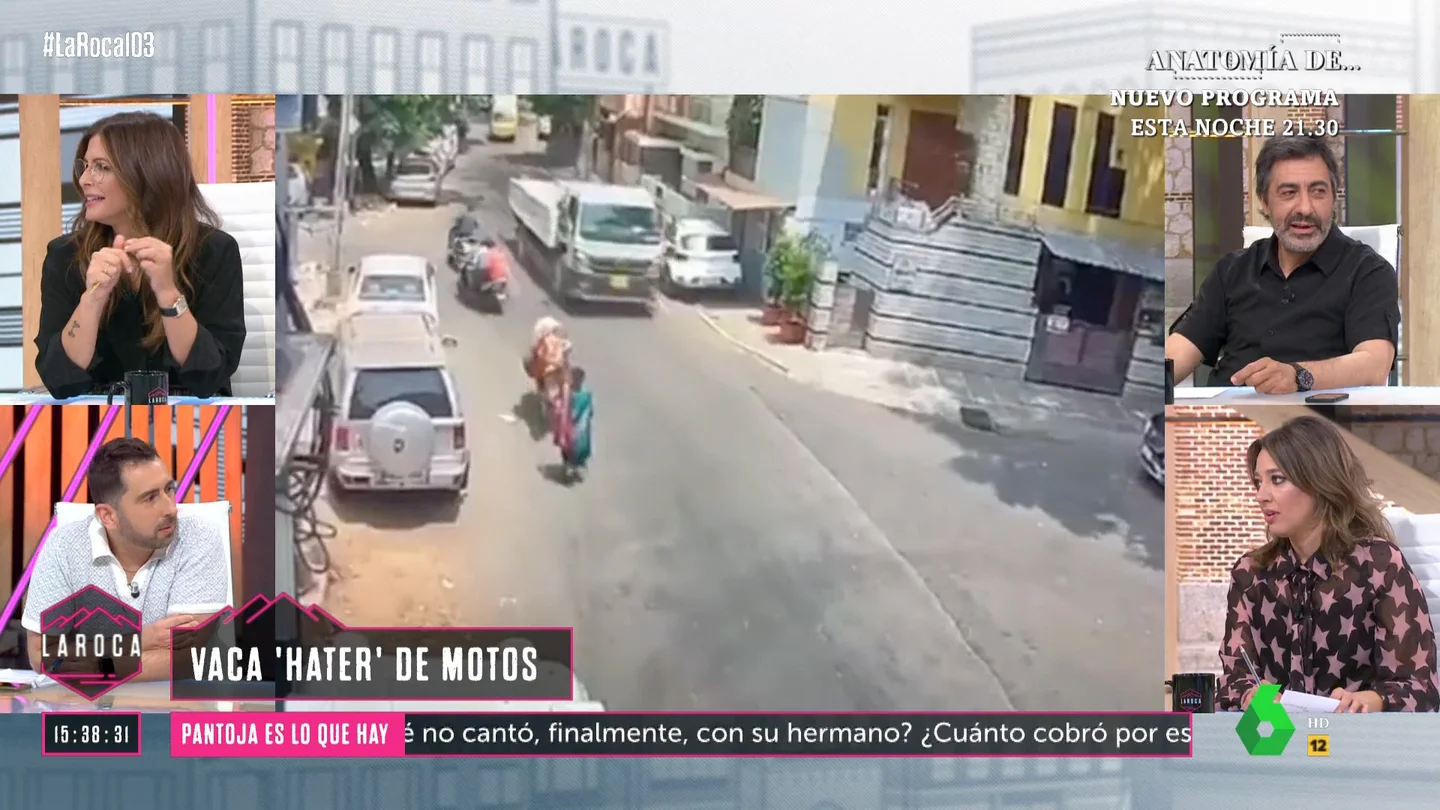 LA ROCA La duda de Berni Barrachina al ve a una vaca topar a un motorista: "¿Se puede hacer parte de accidente?" LA ROCA La duda de Berni Barrachina al ve a una vaca topar a un motorista: "¿Se puede hacer parte de accidente?"