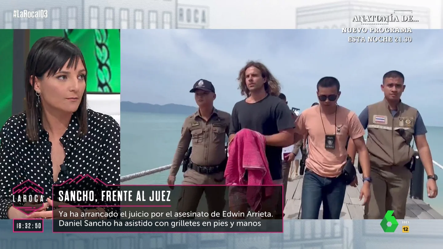 LA ROCA Gema Peñalosa señala que celebrar el juicio de Daniel Sancho a puerta cerrada es "un error": "Implica que den pie a bulos" LA ROCA Gema Peñalosa señala que celebrar el juicio de Daniel Sancho a puerta cerrada es "un error": "Implica que den pie a bulos"