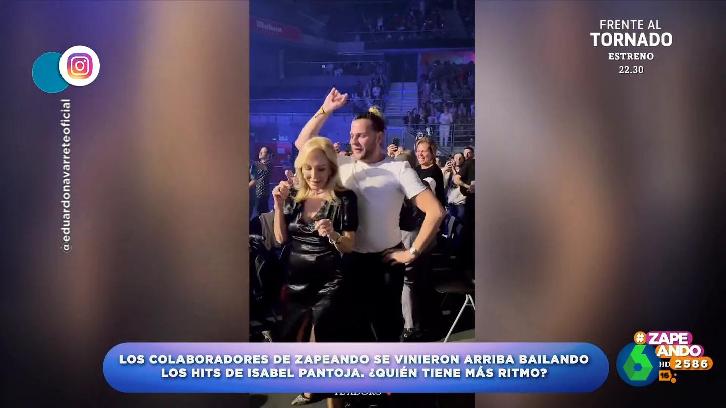 "Duelo de divas": la reacción de Quique Peinado al ver el baile de Eduardo Navarrete y Carmen Lomana "Duelo de divas": la reacción de Quique Peinado al ver el baile de Eduardo Navarrete y Carmen Lomana
