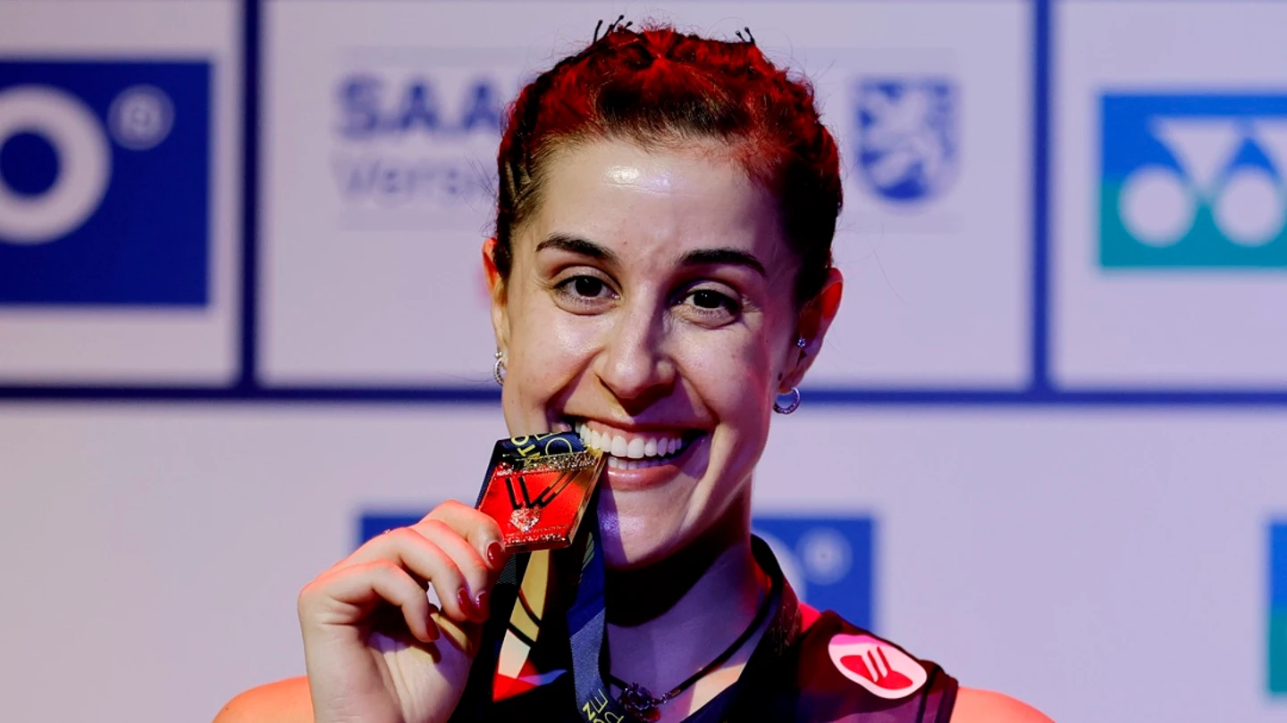 Carolina Marín se proclama campeona de Europa por séptima vez Carolina Marín se proclama campeona de Europa por séptima vez