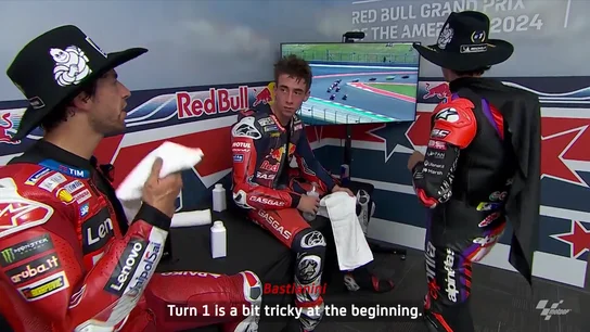 Jorge Martín, con VIñales y Bastianini Jorge Martín, con VIñales y Bastianini