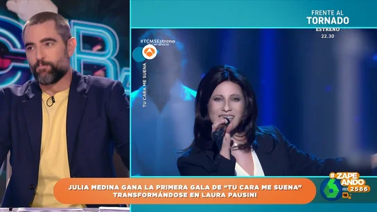 Los zapeadores alucinan con la actuación de Julia Medina en 'Tu cara me suena': "Primera gala y ya se ha pasado el juego" Los zapeadores alucinan con la actuación de Julia Medina en 'Tu cara me suena': "Primera gala y ya se ha pasado el juego"