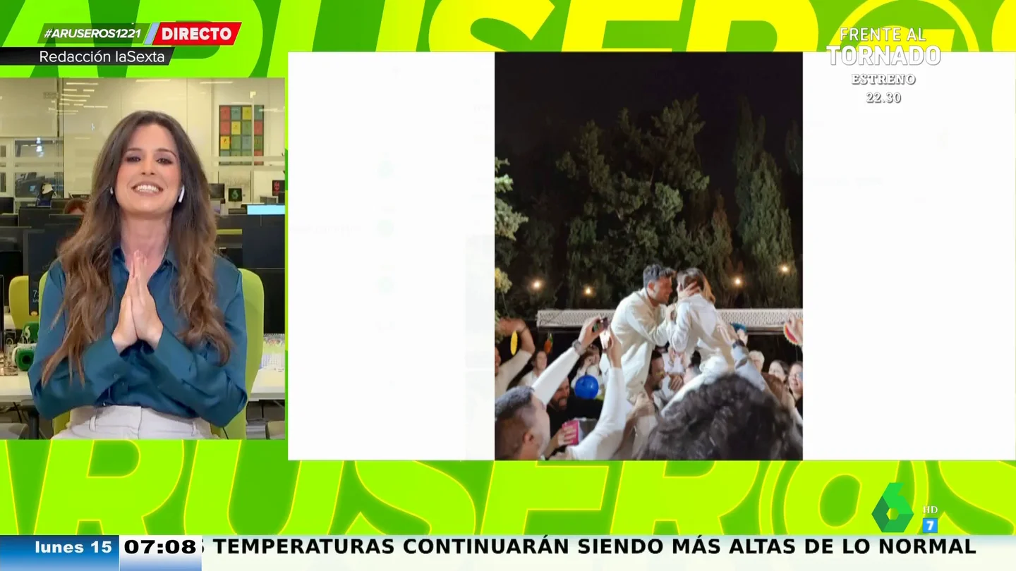 ¡Bodorrio en Aruser@s! Elizabeth López se casa y así lo anuncia en pleno directo ¡Bodorrio en Aruser@s! Elizabeth López se casa y así lo anuncia en pleno directo