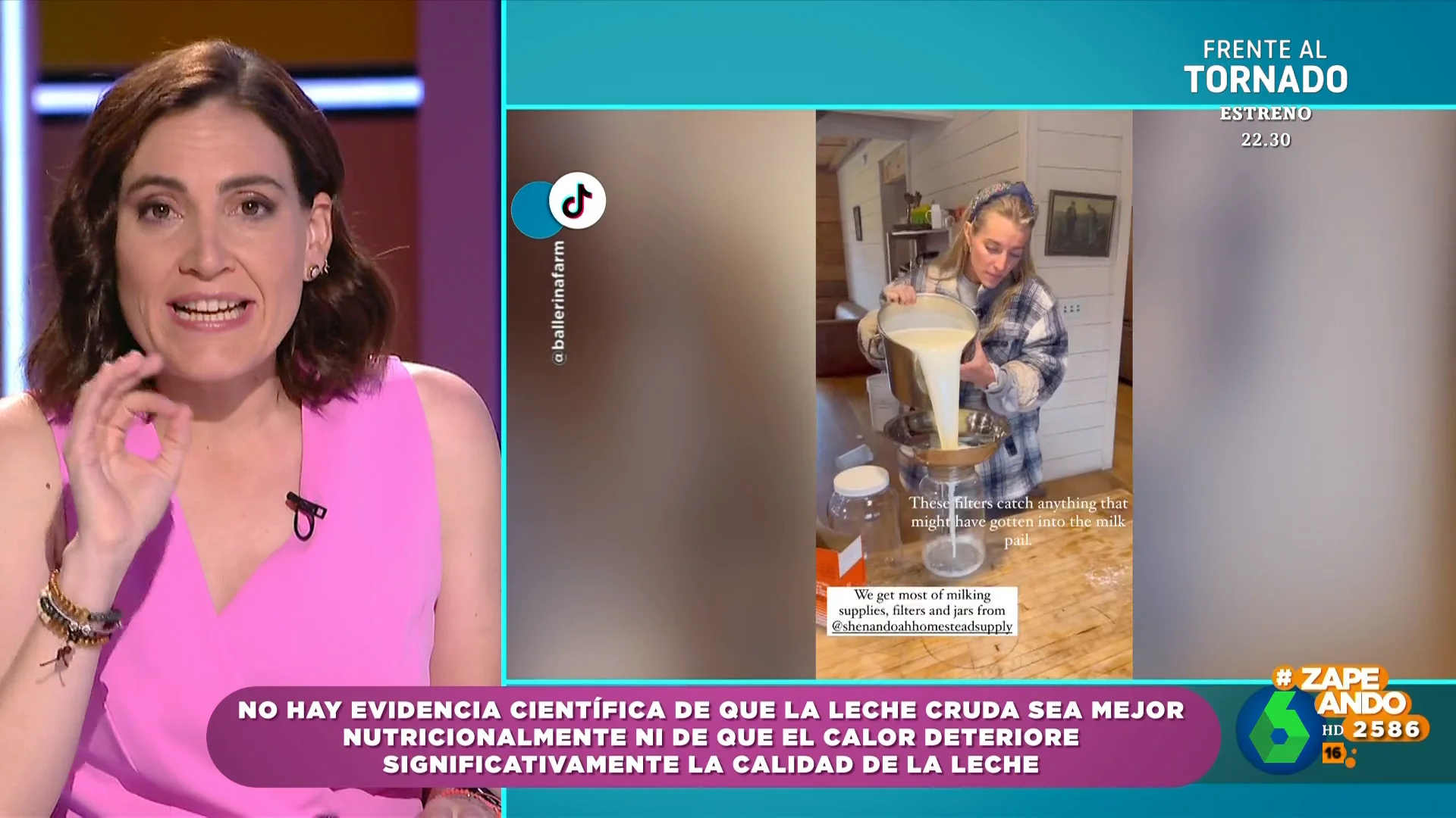 ¿Tomar leche cruda es más saludable? Boticaria García desvela que no hay riesgo cero al consumirla