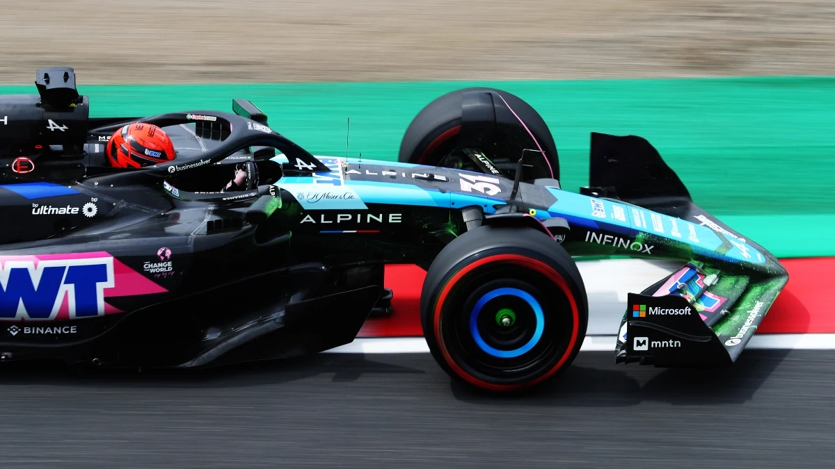 ESteban Ocon, en el Alpine