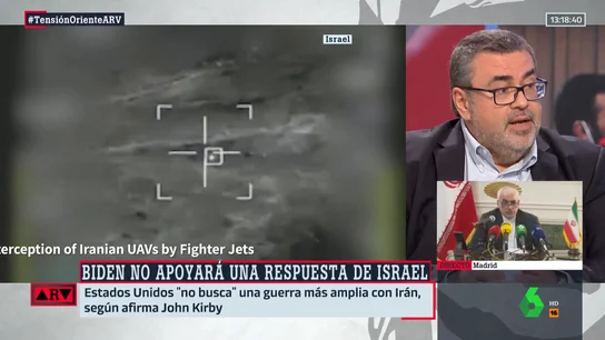 ARV- Pedro Rodríguez analiza la complicada postura de EEUU tras el ataque de Irán a Israel ARV- Pedro Rodríguez analiza la complicada postura de EEUU tras el ataque de Irán a Israel