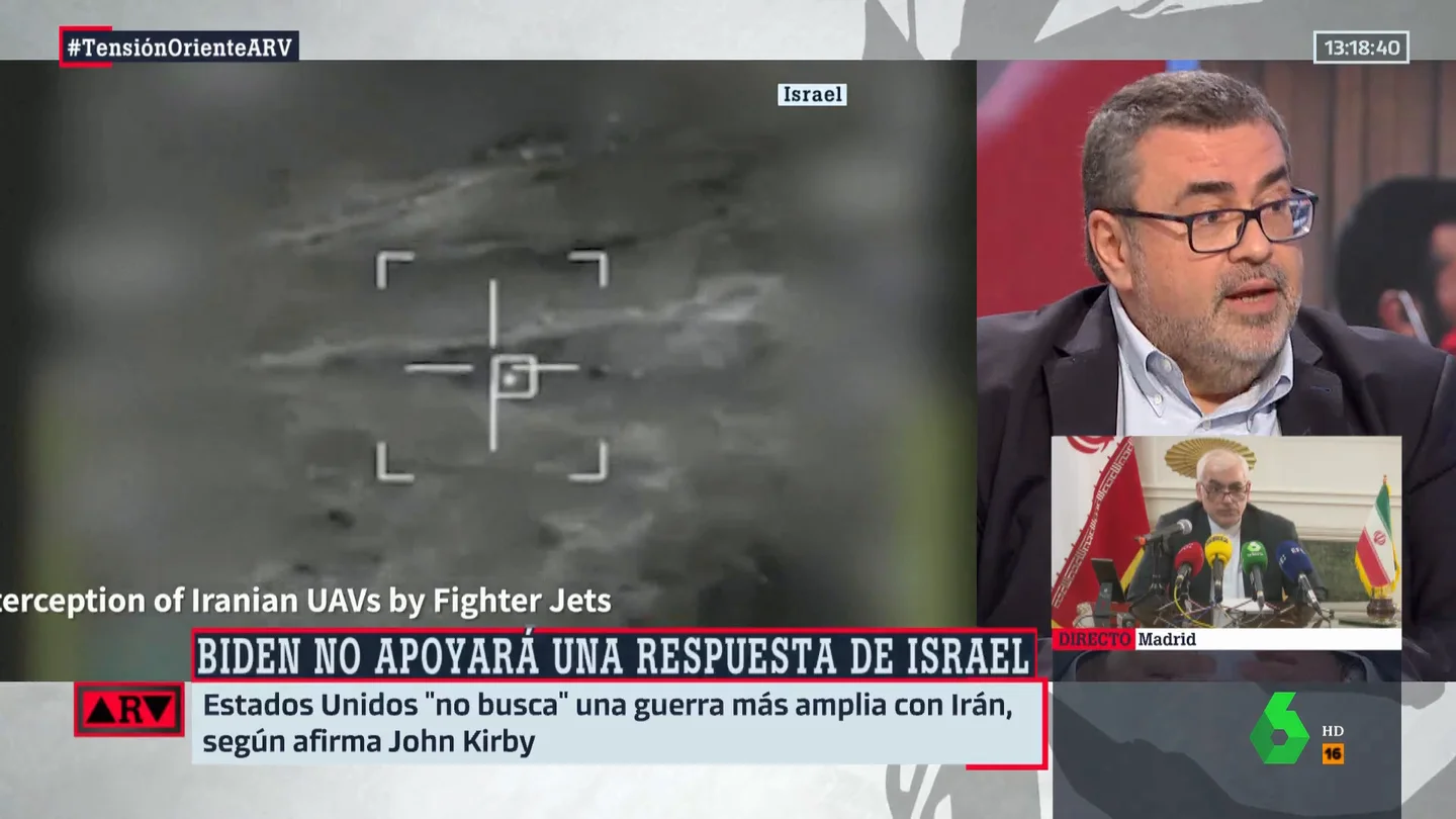 ARV- Pedro Rodríguez analiza la complicada postura de EEUU tras el ataque de Irán a Israel ARV- Pedro Rodríguez analiza la complicada postura de EEUU tras el ataque de Irán a Israel
