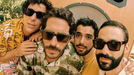 Los integrantes de la banda venezolana Rawayana Los integrantes de la banda venezolana Rawayana