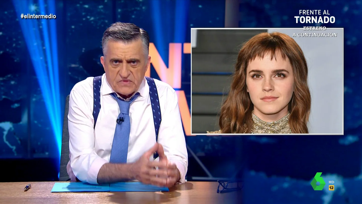 Wyoming, sobre las encuestas que dan la victoria a Bildu: "Hasta la niña de Harry Potter se ha apuntado al flequillo borroka" Wyoming, sobre las encuestas que dan la victoria a Bildu: "Hasta la niña de Harry Potter se ha apuntado al flequillo borroka"