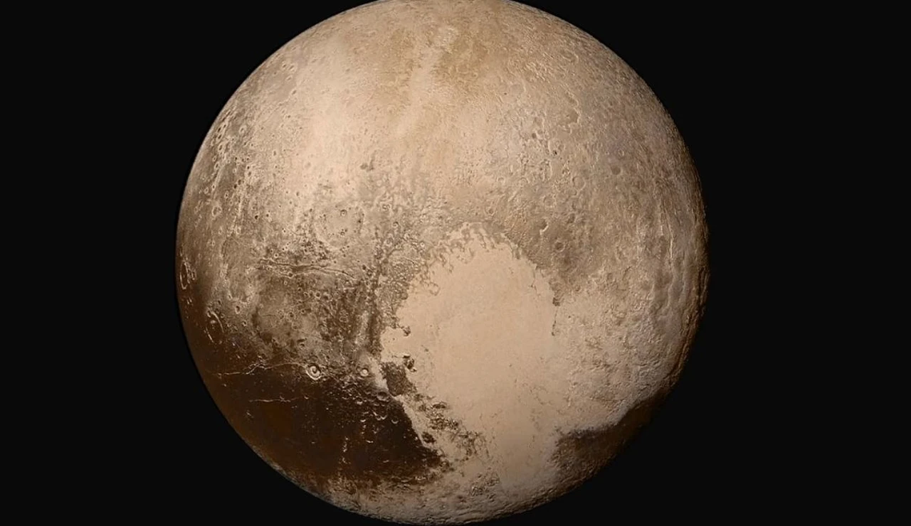 Vista global de Plutón