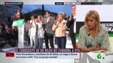 Afra Blanco, sobre las elecciones en Euskadi: "Bildu también tiene que ser el partido que condene claramente a ETA y lo censure"