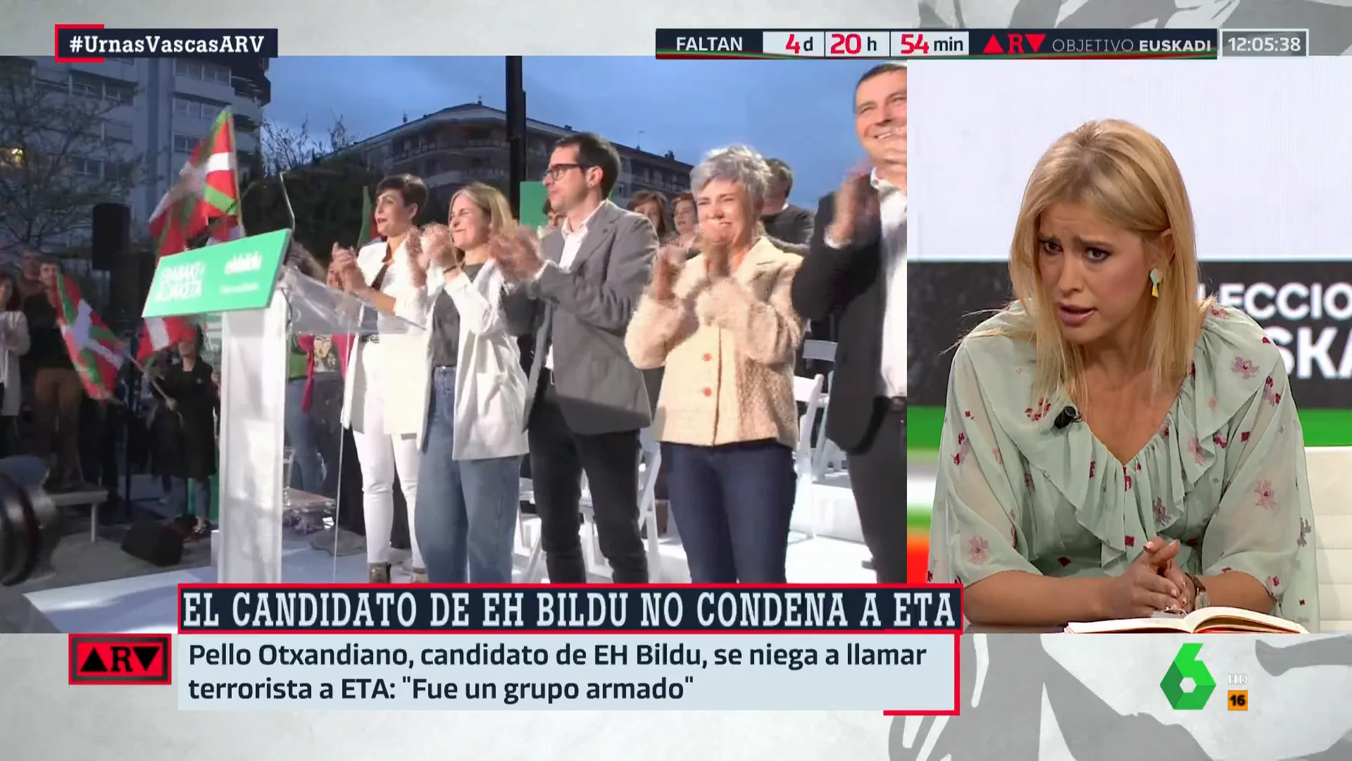 Afra Blanco, sobre las elecciones en Euskadi: "Bildu también tiene que ser el partido que condene claramente a ETA y lo censure"