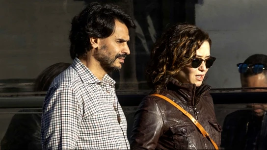 Imagen de archivo de Isabel Díaz Ayuso y su novio. Imagen de archivo de Isabel Díaz Ayuso y su novio.