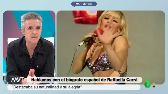 Ramoncín recuerda su amistad con Raffaella Carrà Ramoncín recuerda junto a Pedro Ángel Sánchez, el biógrafo de Raffaella Carrà, la actuación que hizo junto a la cantante italiana, a la que guarda mucho cariño: "Era una persona con una capacidad de reacción que era tremenda", comenta.