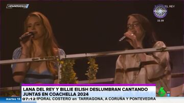 Billie Eilish aparece por sorpresa en el concierto de Lana del Rey en Coachella: así cantan juntas 'Videogames'