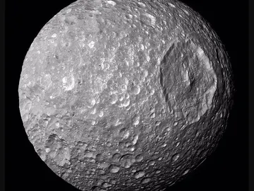 Mimas, la luna de Saturno Mimas, la luna de Saturno