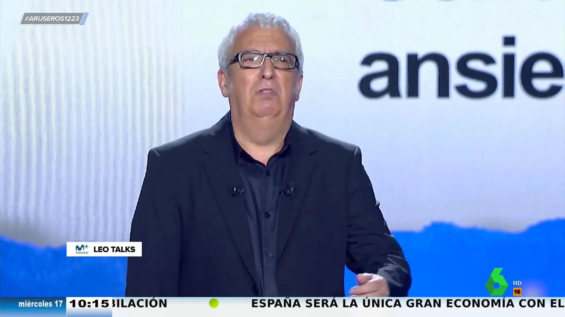 eo Harlem, sobre el uso del móvil por los jóvenes: "¿Cinco horas al día?, yo no uso tanto tiempo ni los calzoncillos"