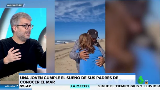 SuperOlé cumple el sueño de sus padres de ver el mar SuperOlé cumple el sueño de sus padres de ver el mar