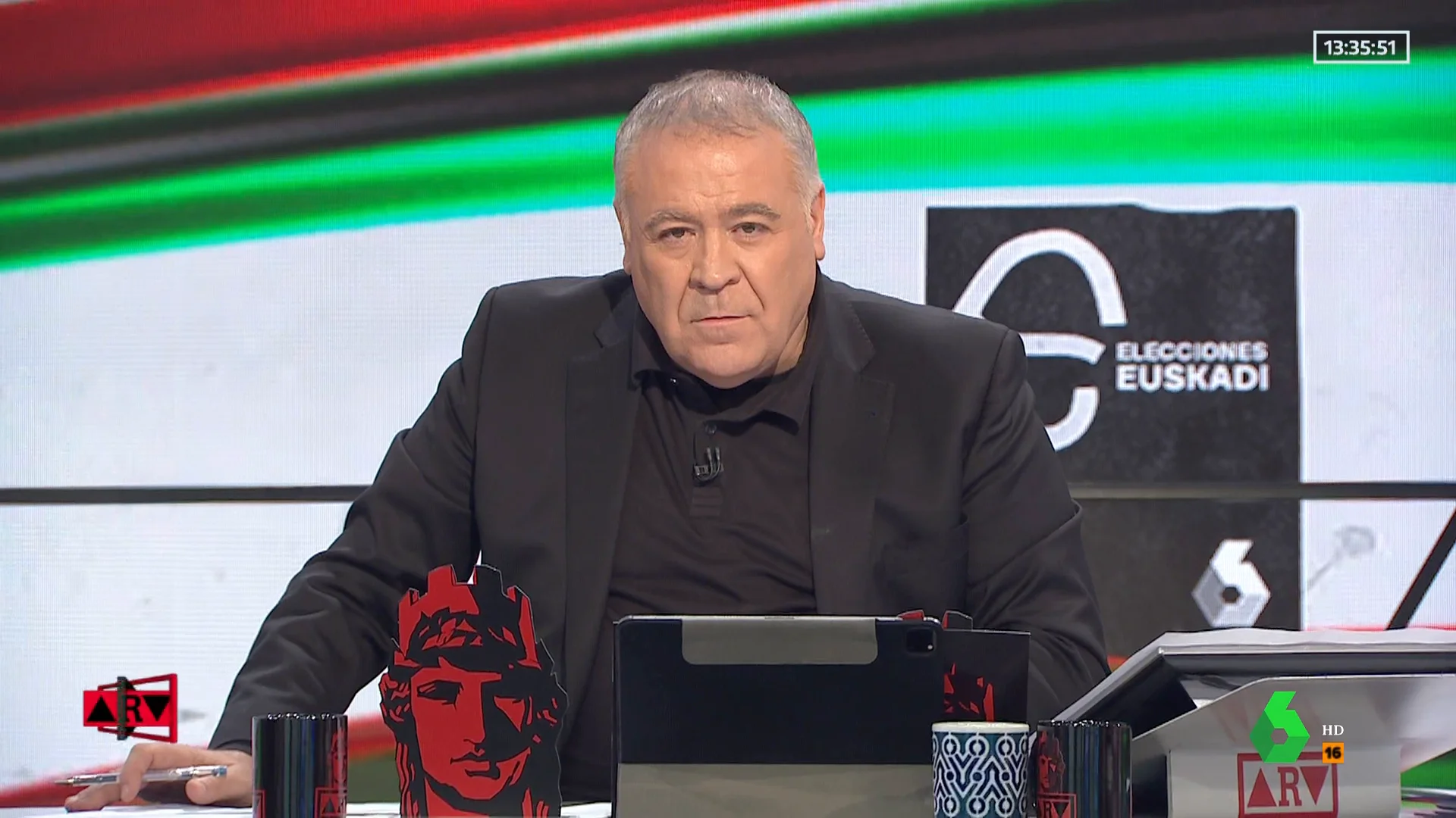 Ferreras reacciona a las declaraciones de Otxandiano (EH Bildu) sobre ETA: "Ha sido lamentable"