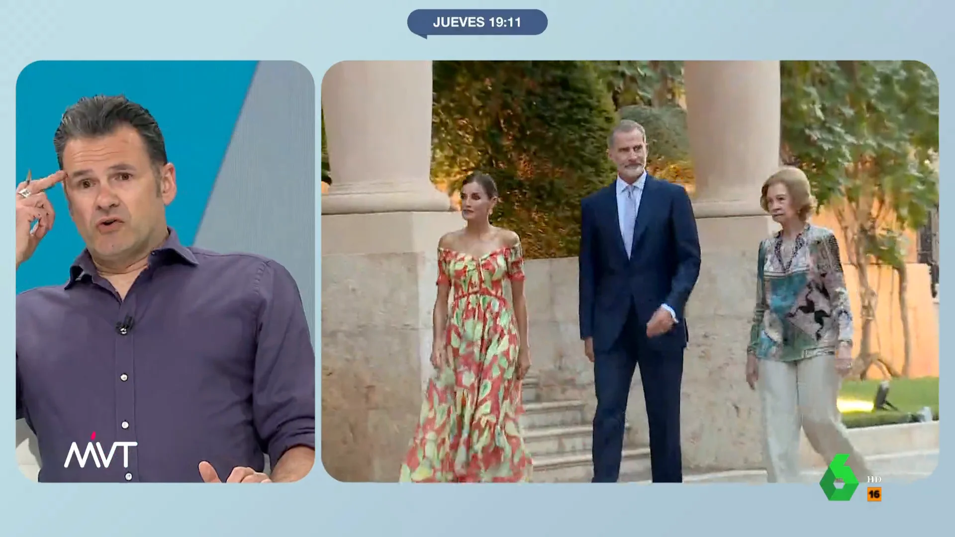 La ironía de Iñaki López al repasar el calzado de la reina Letizia Marina Valdés repasa en este vídeo los diferentes tipos de calzado que ha utilizado últimamente la reina Letizia, aquejada del neurema de Morton que le provoca un importante dolor en los pies. La reacción de Iñaki López, en este vídeo.