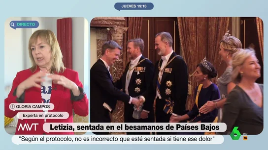 Una experta en protocolo defiende el besamanos de la reina Letizia: "Si no va, pensaríamos que hay crisis matrimonial" Una experta en protocolo defiende el besamanos de la reina Letizia: "Si no va, pensaríamos que hay crisis matrimonial"