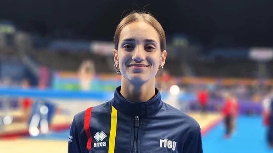 La gimnasta María Herranz La gimnasta María Herranz